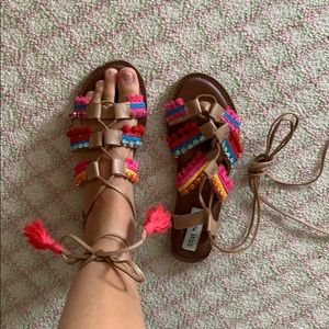 NEW Steve Madden Lace-Up Sandals